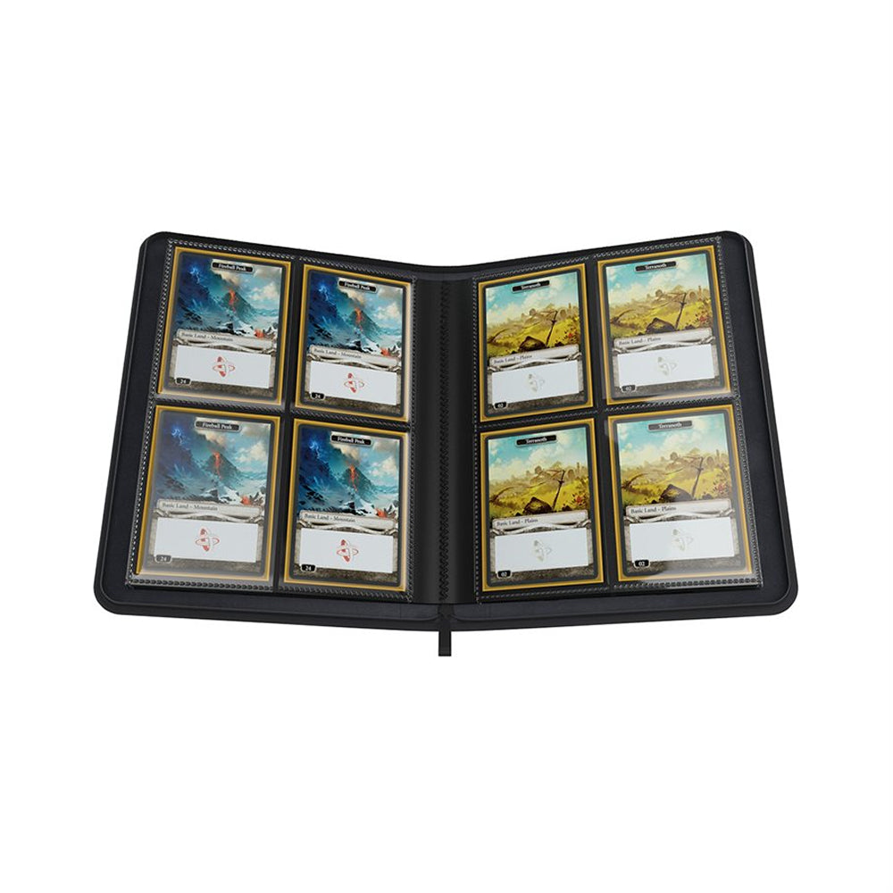 Gamegenic Zip-Up Album: Black (4 Pocket / Holds 160)