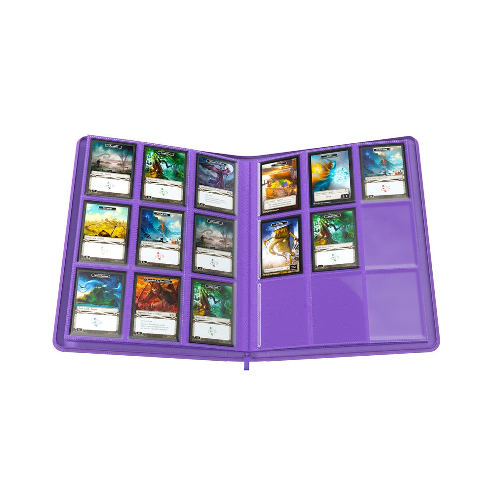 Gamegenic Zip-Up Album: Purple (9 Pocket / Holds 360)
