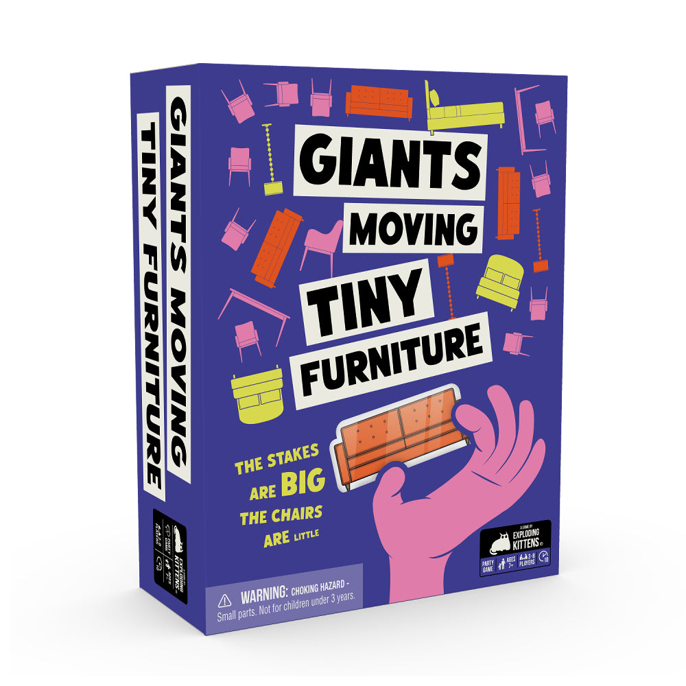 Giants Moving Tiny Furniture