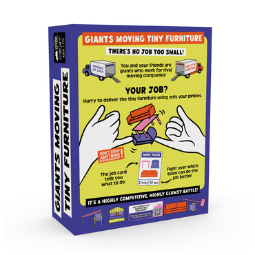 Giants Moving Tiny Furniture