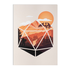 GlassStaff: Greeting Card - D20 Hero