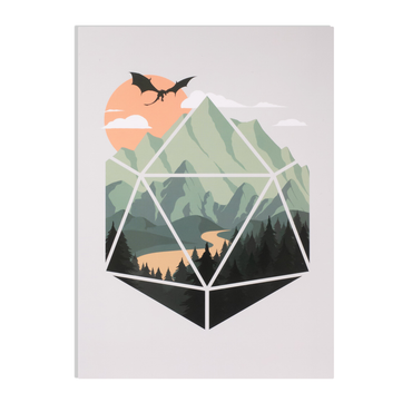 GlassStaff: Greeting Card - D20 Landscape