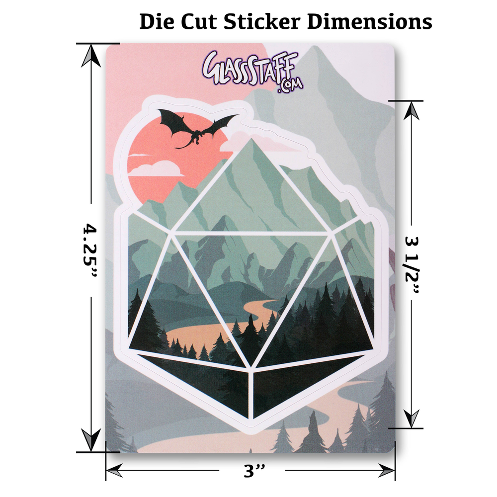 GlassStaff Stickers: A D20 Scene