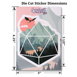 GlassStaff Stickers: A D20 Scene