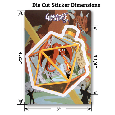 GlassStaff Stickers: Battle in a Bottle