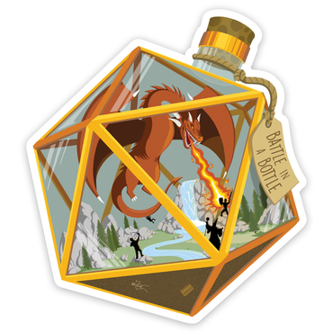 GlassStaff Stickers: Battle in a Bottle