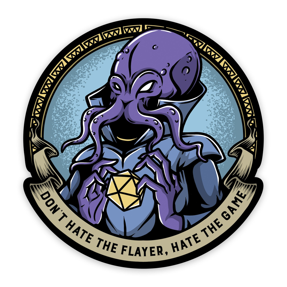 GlassStaff Stickers: Don't Hate the Flayer