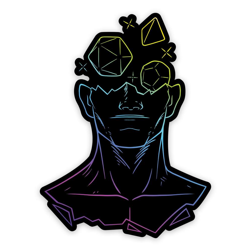 GlassStaff Stickers: Head in the Game