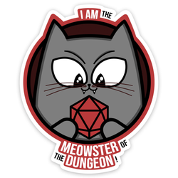 GlassStaff Stickers: Meowster of the Dungeon