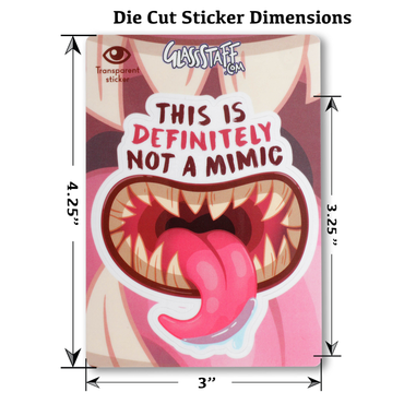 GlassStaff Stickers: Not A Mimic