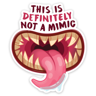 GlassStaff Stickers: Not A Mimic