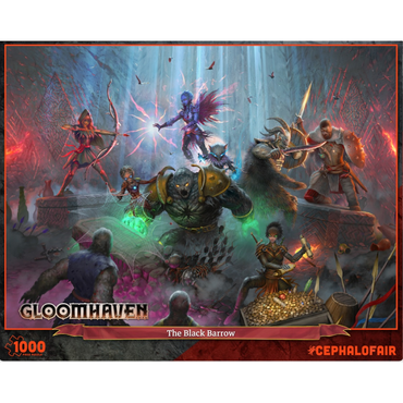Gloomhaven Puzzles (1000 Pieces): The Black Barrow