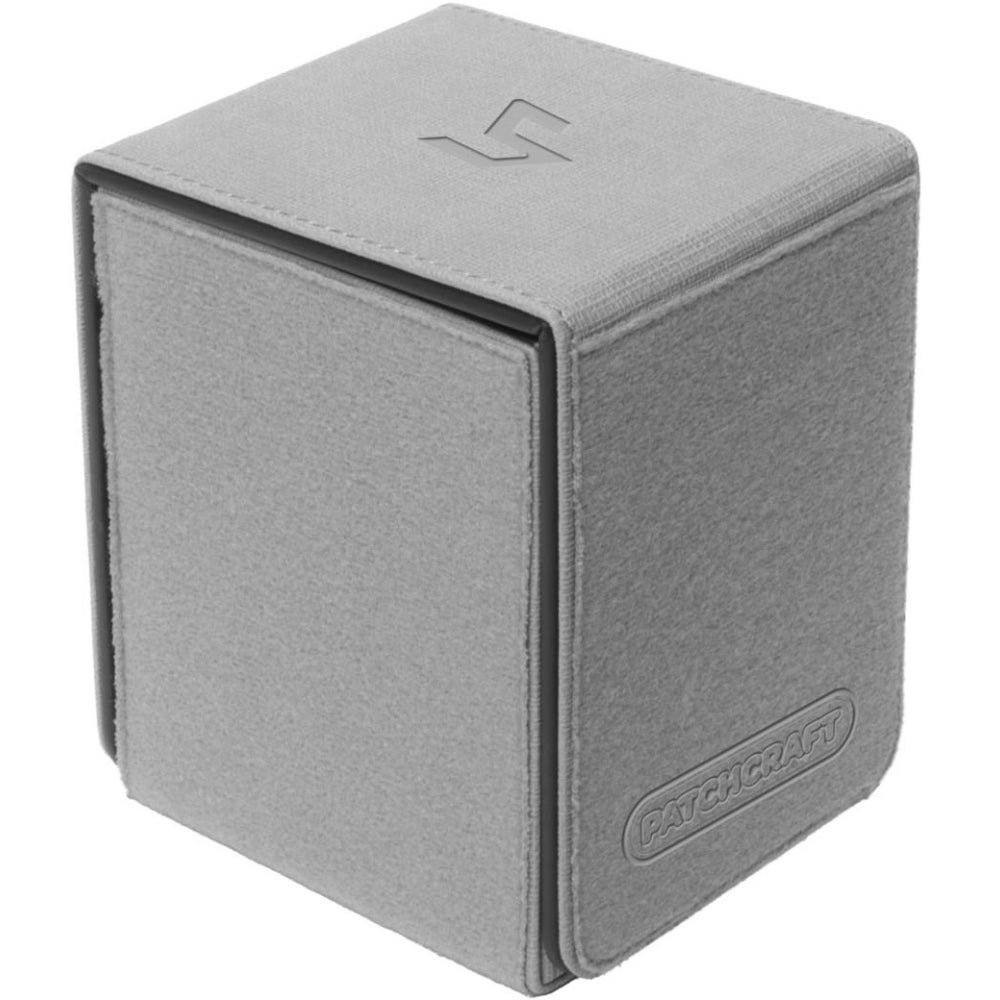 Ultra PRO Deck Box: Alcove Flip Patchcraft - Gray (Holds 100+)