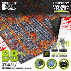 GSW: Fantasy Football Neoprene Mat - Hellcore Pitch
