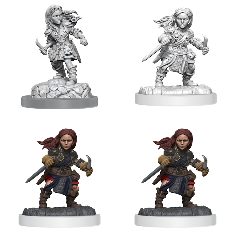 D&D Minis: Halfling Rogue (Female)