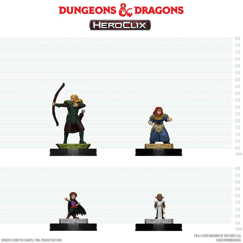 HeroClix 400: Dungeons & Dragons Adventuring Party 1