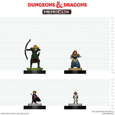HeroClix 400: Dungeons & Dragons Adventuring Party 1