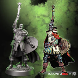 HELIOS Minis: Heroes of Tor'anoth - Human Cleric (Unpainted)