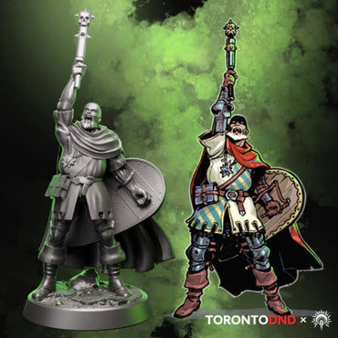 HELIOS Minis: Heroes of Tor'anoth - Human Cleric (Unpainted)