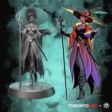 HELIOS Minis: Heroes of Tor'anoth - Human Wizard (Unpainted)