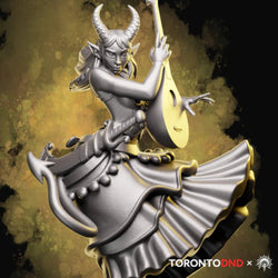 HELIOS Minis: Heroes of Tor'anoth - Tiefling Bard (Unpainted)