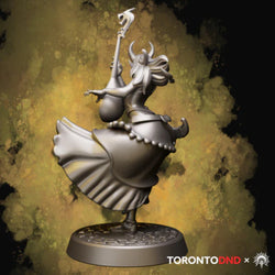 HELIOS Minis: Heroes of Tor'anoth - Tiefling Bard (Unpainted)