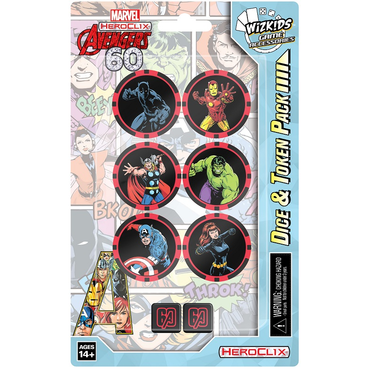 Heroclix: Avengers 60th Anniversary Dice and Token Pack