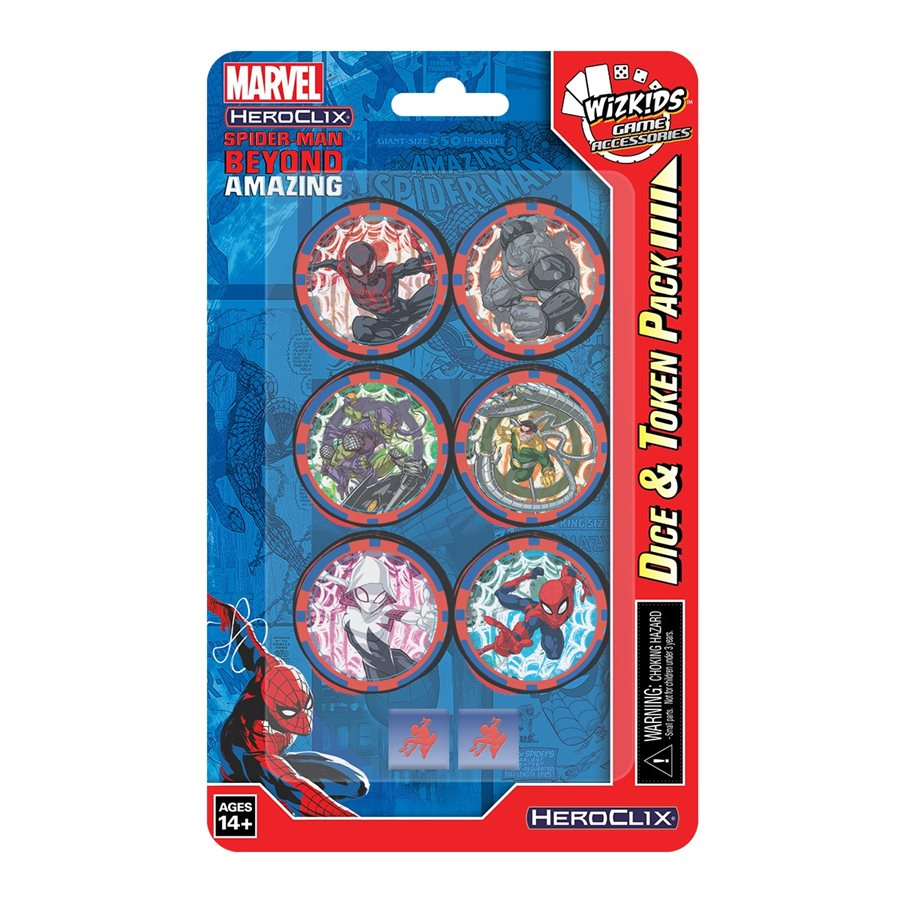Marvel HeroClix: Spider-Man Beyond Amazing Dice and Token Pack