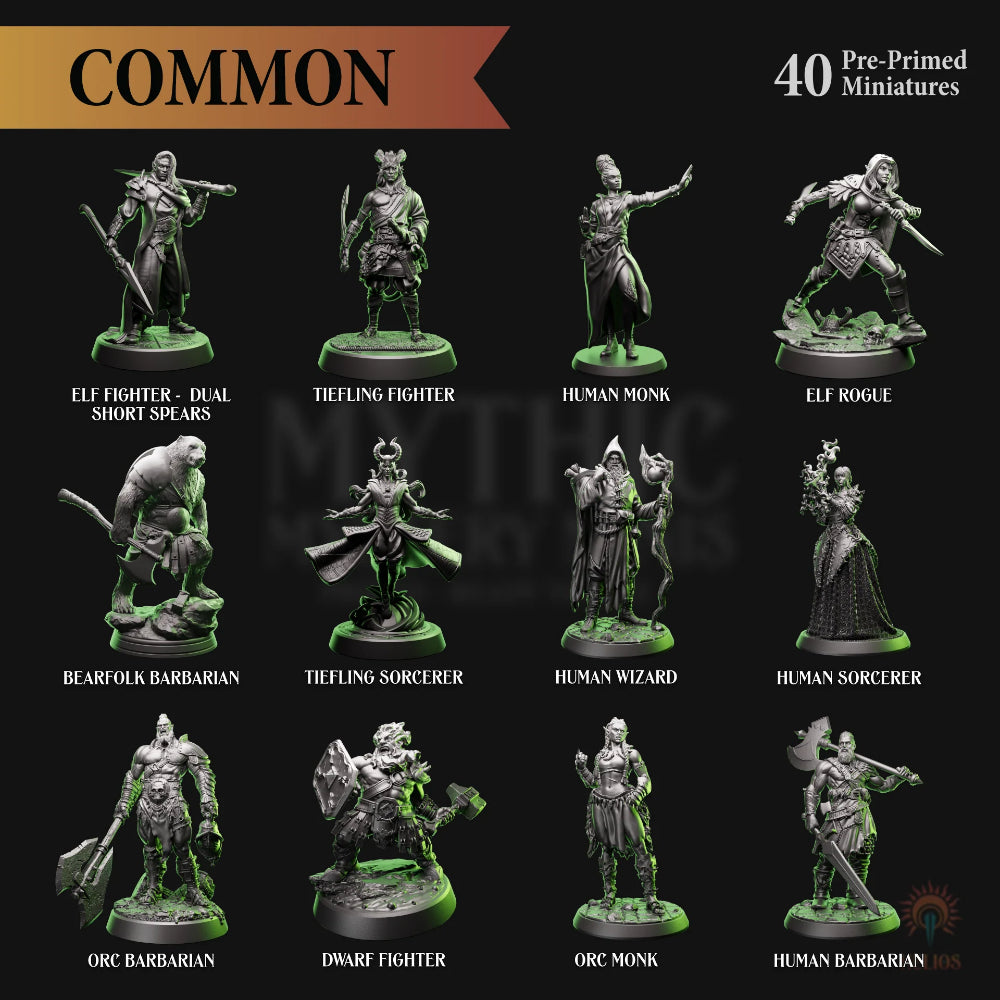 HELIOS Tabletop: Mythic Mystery Minis - Heroes Series 1 (5e)