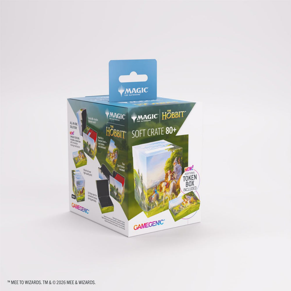 MTG Deck Box: The Hobbit Soft Crate - Leaving Hobbiton/Troop of Ponies (80 Count)