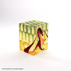 MTG Deck Box: The Hobbit Bastion XL - Smaug the Golden (80+ Count)