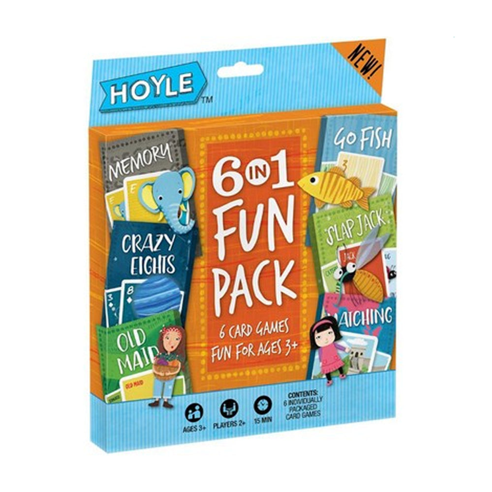 Hoyle Playing Cards: 6-In-1 Fun Pack