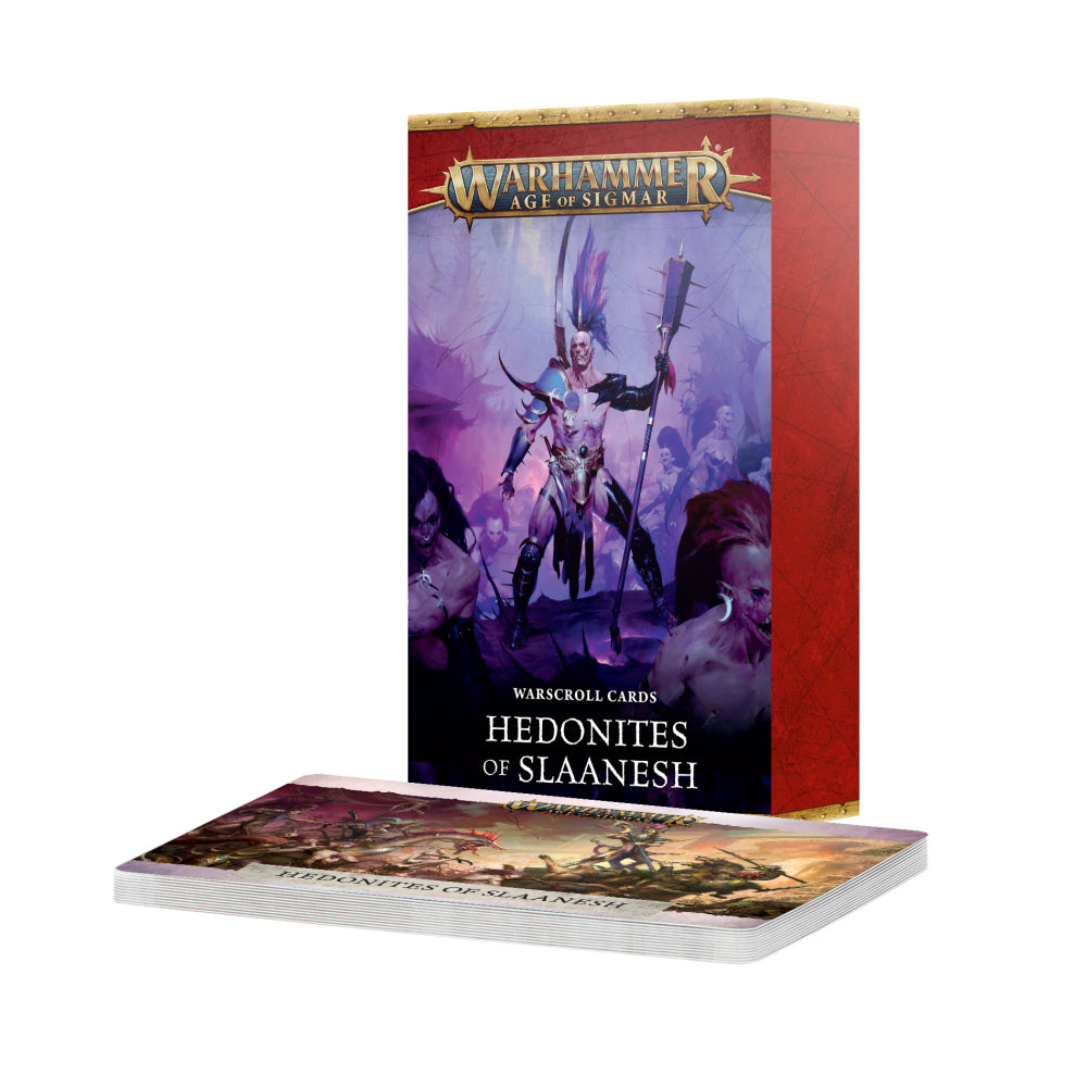 (PREORDER) Warscroll Cards: Hedonites of Slaanesh