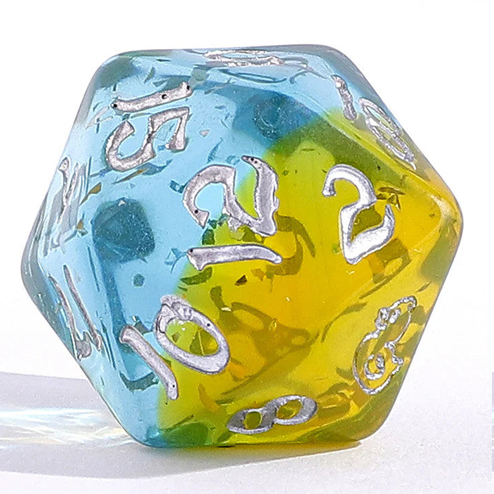 RPG Dice: Rubber Ducky - Silver Font (HYMGHO)
