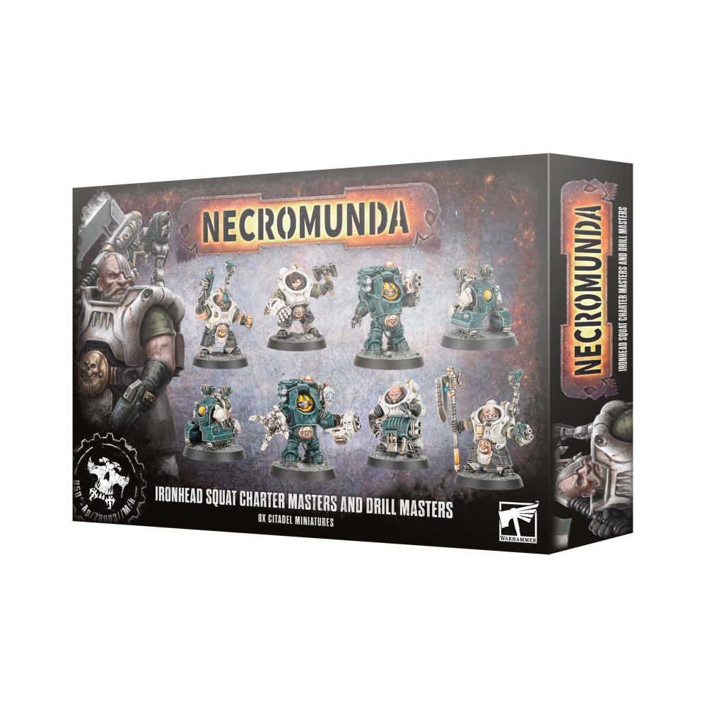 (PREORDER) Necromunda: Ironhead Squat Charter Masters and Drill Masters