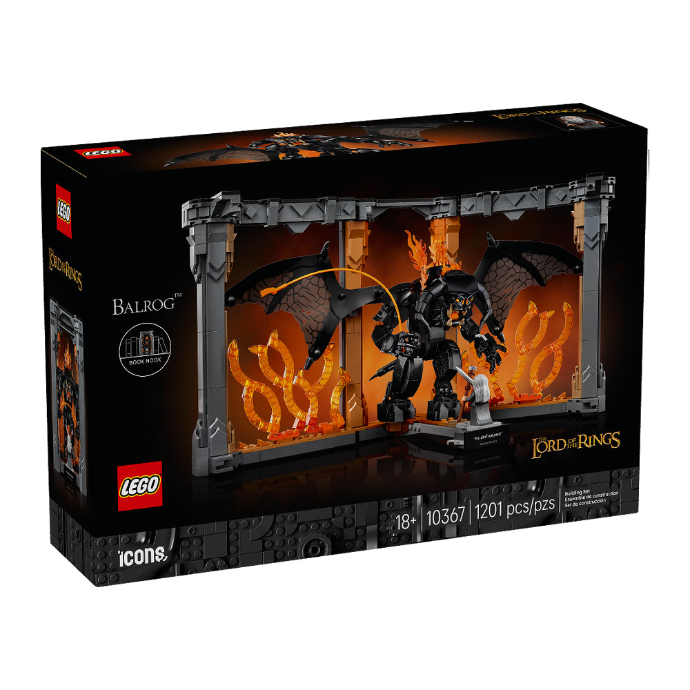 LEGO® Icons: The Lord of the Rings Balrog Book Nook - 10367