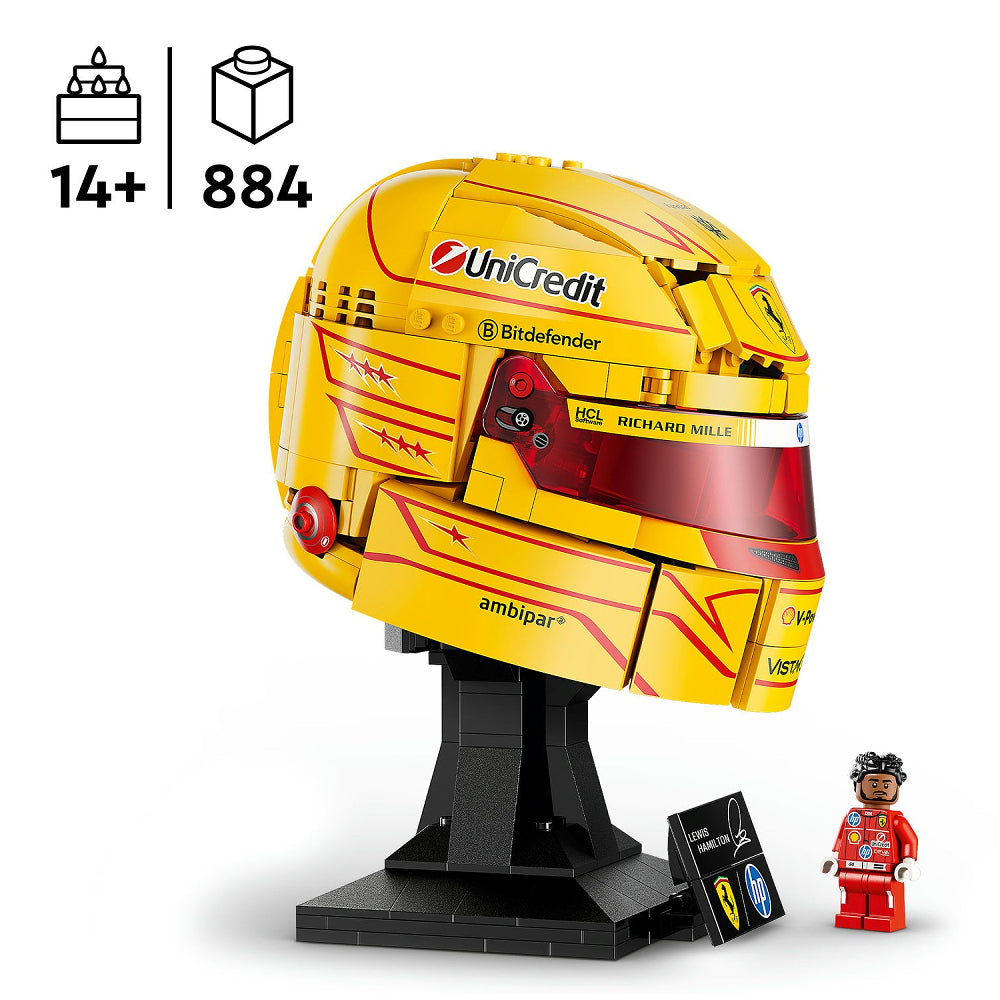 LEGO® Editions: Scuderia Ferrari HP Lewis Hamilton Helmet - 43022