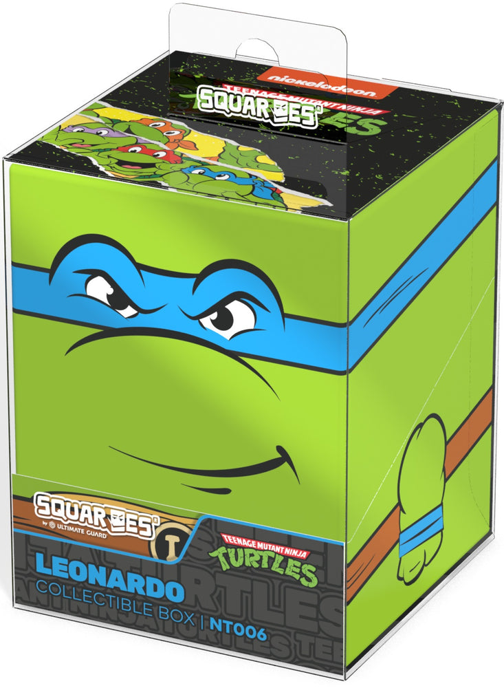 Squaroes Deck Box: TMNT - Leonardo (Holds 100)