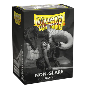 Dragon Shield Sleeves: Matte: Non-Glare Black (100ct)