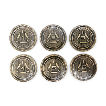 Norse Foundry: Adventure Coins - Alien Crosshair Objective Tokens