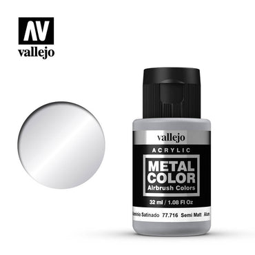 Vallejo: Metal Color - Semi Matt Aluminium (32ml) (77.716)