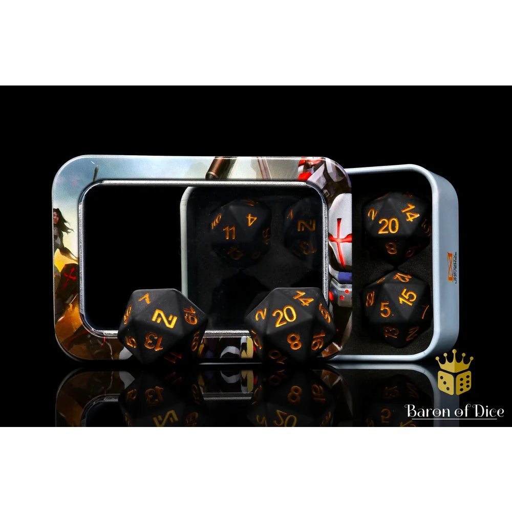 Baron Of Dice: Infinity - N5 Matte w/ Gold (6D20)