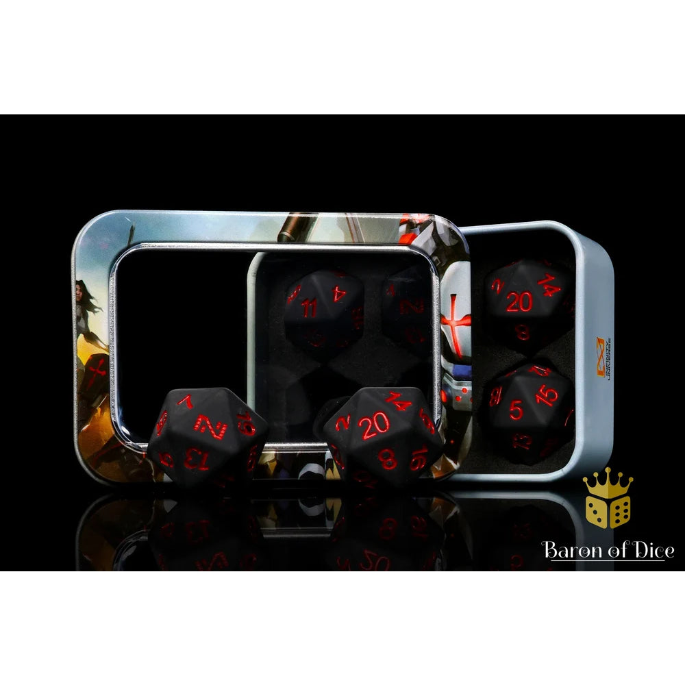 Baron Of Dice: Infinity - N5 Matte w/ Blood Red (6D20)