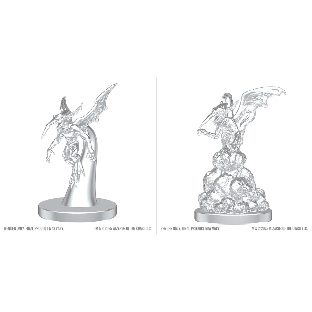 D&D Minis: Ice Mephit & Dust Mephit (Unpainted/WV28)