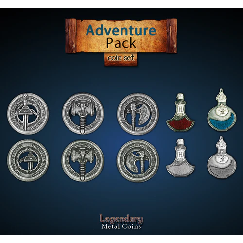 Legendary Metal Coins: Season 6: Adventure Pack