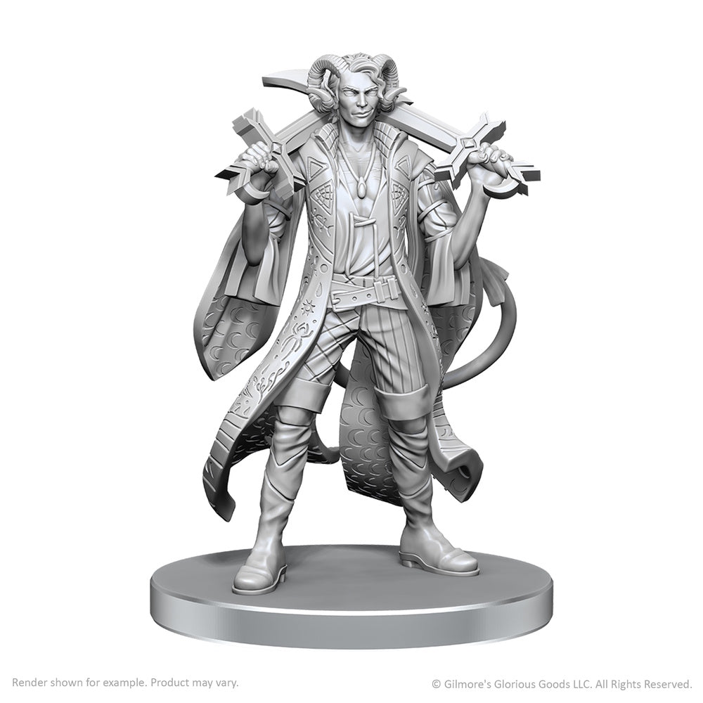Critical Role Minis: Mollymauk Tealeaf & Caduceus Clay (Unpainted / WV26)