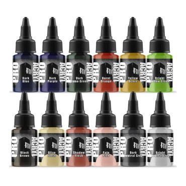 Monument Hobbies: Pro Acryl Expansion Set #1 (12 Colors)