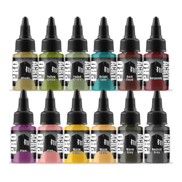 Monument Hobbies: Pro Acryl Expansion Set #4 (12 Colors)