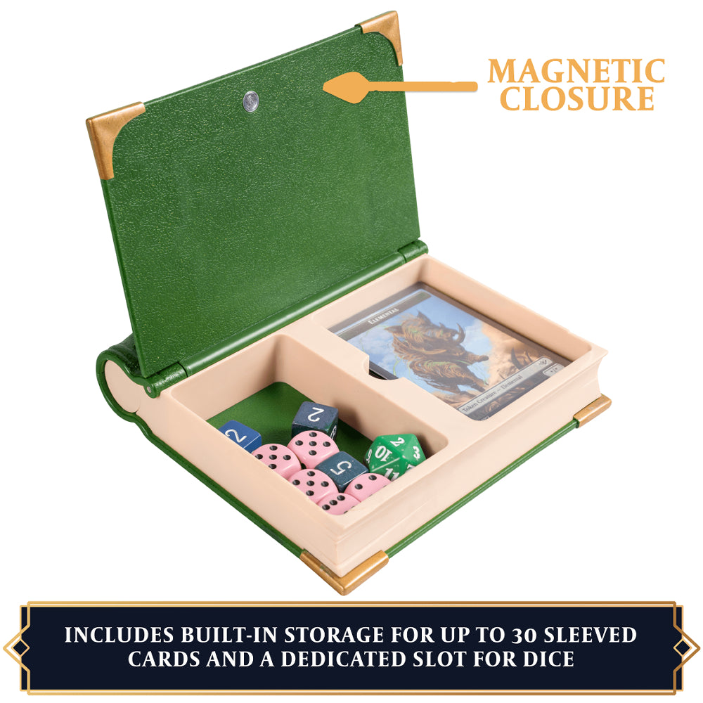 MTG Deck Box: Commander's Codex - Green