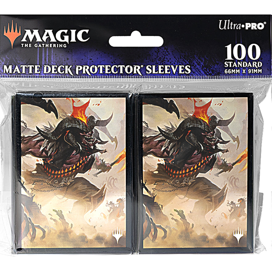 MTG Deck Protector Sleeves: Outlaws of Thunder Junction - Rakdos, The Muscle (100 Count / Ultra PRO)